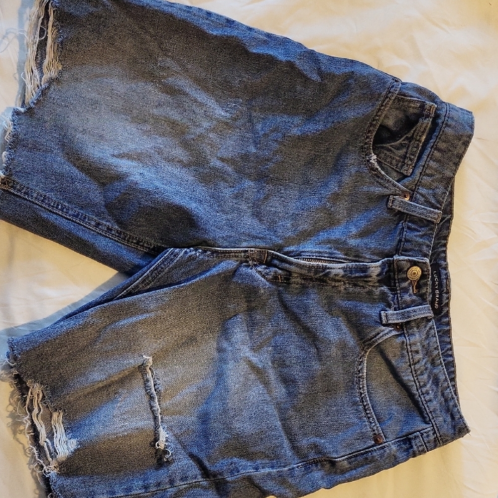 Lucky Brand Blue Denim High Rise Shorts Lucky Brand Blue Denim High Rise Shorts